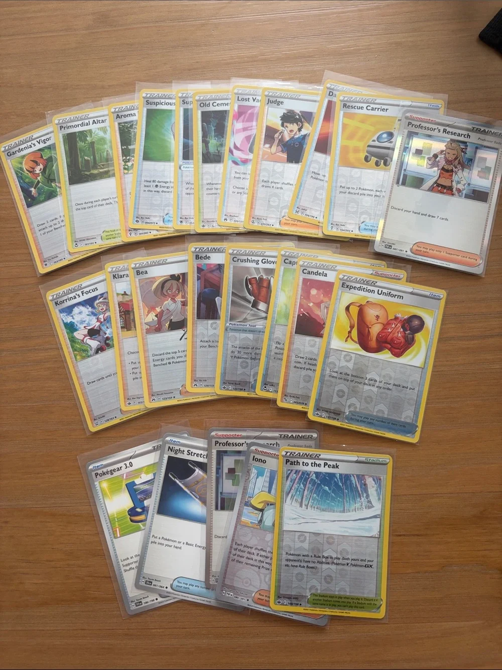 Pokémon Holo & Reverse Holo Trainer Card Lot | 24 Cards